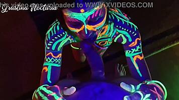 man i fucked that wild slim brunette girl next door under the uv lights she screamed loud