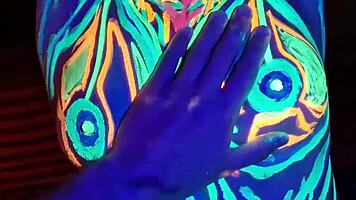 man i fucked that wild slim brunette girl next door under the uv lights she screamed loud