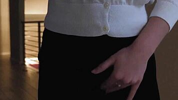 Summer Brooks blows and rides stepbro cock deep