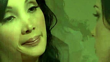 Lesbian boss fingers and licks big tits secretary's wet pussy