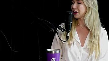 Blonde Enjoys Intense Anal with Vibrator Squirting