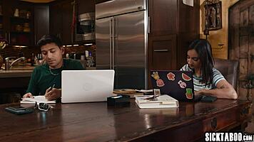 Hailey Rose Uses Huge Tits to Save Her Job