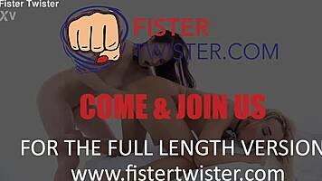 Hot blonde takes intense lesbian fisting session 😉