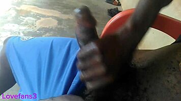 Young babe chokes on huge interracial cock before rough anal pounding