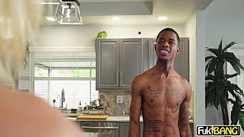 Payton Avery Trembles Nervously on Intense Black Date Night