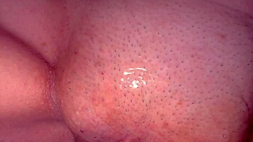 Amateur asian milf licks wet pussy close-up post-virginity