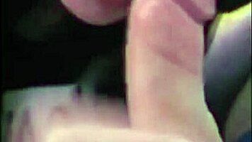 check out this close-up sloppy blowjob from a big tits wife tease