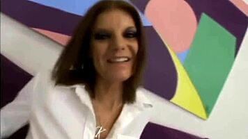 Busty milf kayla quinn strips teases big tits for interracial monster cock fuck 😈💦