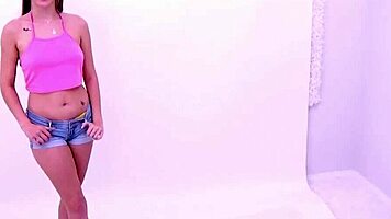 bold babe hammered relentlessly at steamy photoshoot