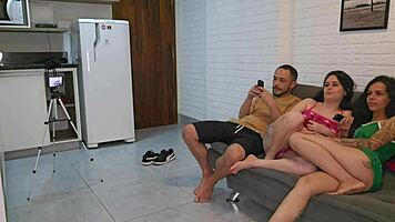 yo naughty amiga teaches esposa hot dance moves leaves hubby rock hard erect