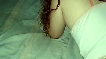 Petite Latina gamer squirts hard during intense creampie fuck