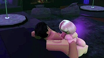 destroying young blonde italian slut's tight ass cum facial blast