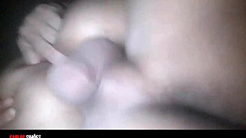 Young latina sways big ass enticing boyfriend's thick shaft
