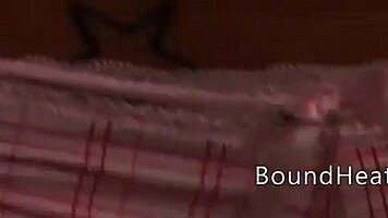 narrative unfolds as european teen maid slave groped chained by mistress in bdsm homecoming