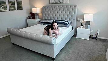 brunette teen slut craves off camera creampie riding