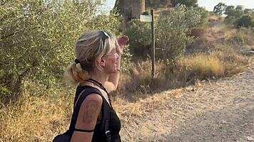 we cum together super fast in risky outdoor fuck