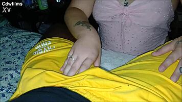 Heluvvvkelo gulps my load after sloppy interracial mouth stuffing blowjob