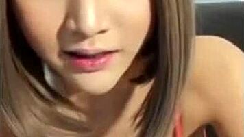 naughty thai webcam slut fingers shaved pussy moaning to intense orgasm