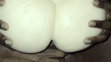 he thrusts his massive cock deep into fresh toy pussy