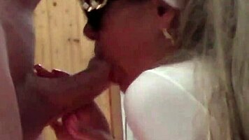 Milf gags on monster cocks in sunglasses deepthroat swallow compilation