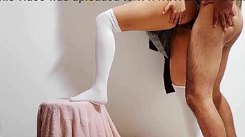 suck teacher's cock to pass or get fucked hard?