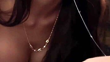 horny petite latina gags on cock balls deepthroat rimjob