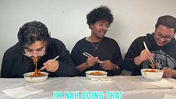 three sexy amateurs surrender to hardcore asian railing