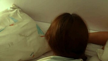 toned brunette cums twice gripping huge cock in wet pussy