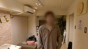 Top delivery girl instant sloppy blowjob back pounding 3P bliss