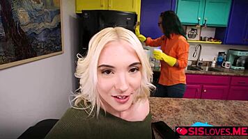 amber and juan, why tease stepmom with your naughty vibrator play?