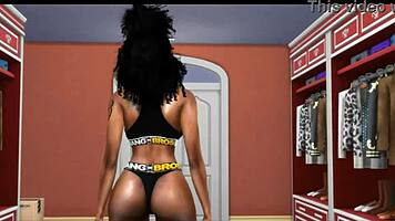 my heart races watching sza's banging ebony body in wild interracial group anal