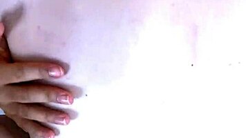 My tight petite tits bounce hard in creampie pounding