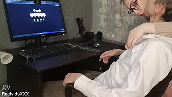 Baby, forget porn—my pregnant lips wrap your cock for that deep blowjob!