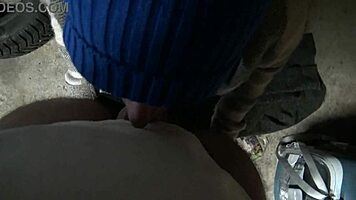 i let the pervert fill my mouth with cum deep in the basement