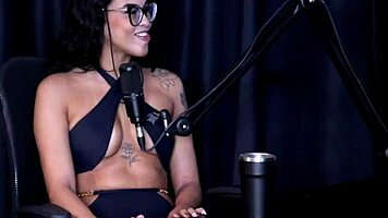 Sultry Bia Hot Teases in Naughty Porn Cast Brazil Interview Part 3