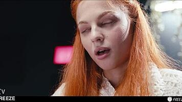 Redhead turns Asian babe into obedient fuckdoll slave instantly