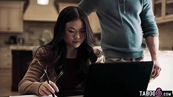 hey lulu chu, hear that milf slimthick vic slamming your roommate's big cock?