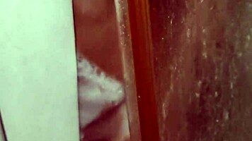 caught busty girl showering perfect natural tits sexy ass 🚿