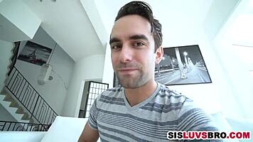 Suggestive Skinny Teen Deepthroats Pervy Spy in Secret