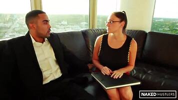 Melanie Hicks savors massive black cock stretching her tight spots