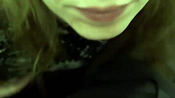 she meets guy at club and slurps his cock till sloppy facial