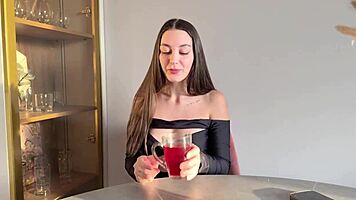 Stranger's perfect tits make me pound her tight pussy rough on date