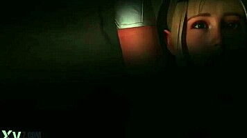 princess zelda kneels bound as sage's obedient bdsm slave