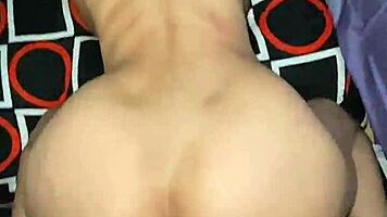 Arab beauty's milky tits squirt everywhere in doggystyle