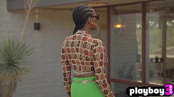 Can you resist Nyla's perfect ebony posing?