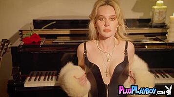 curvy babe ryan rips lingerie to flaunt big tits ass!