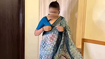 bhabhi moves into new flat and surprises neighbor with first intimate gift
