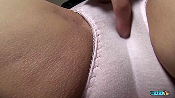 he creampied her tight pussy then she sucked his super fat cock after dinner