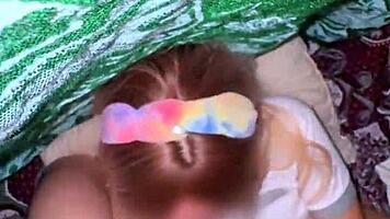 skinny mexican student sucks teacher's cock like lollipop then offers tight pussy