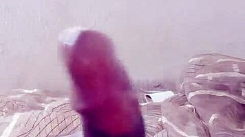 african man's juicy solo assfucking masturbation session